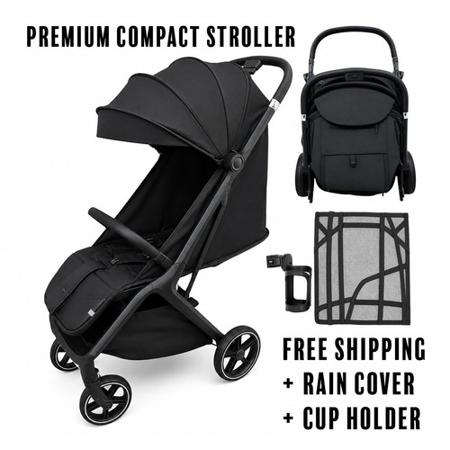 Compact foldable baby stroller - foldable,