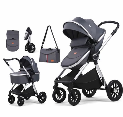 Infant pram pushchair - 3-in-1,